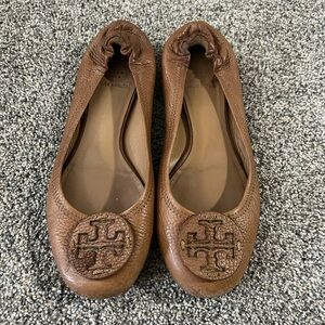Brown Tory Burch flats